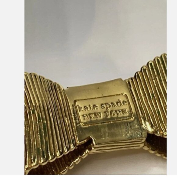 Kate Spade Designer All Wrapped Up Faux Pearl Necklace w/Box EUC - Picture 6 of 6